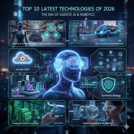 Top 10 Latest Technologies of 2026: The Era of Agentic AI & Robotics